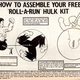 Illustration for article titled Rock out with a roll-a-run Hulk